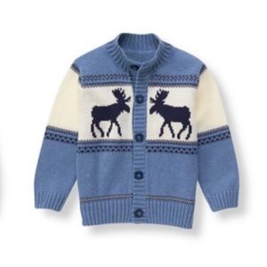 Janie and Jack reindeer sweater